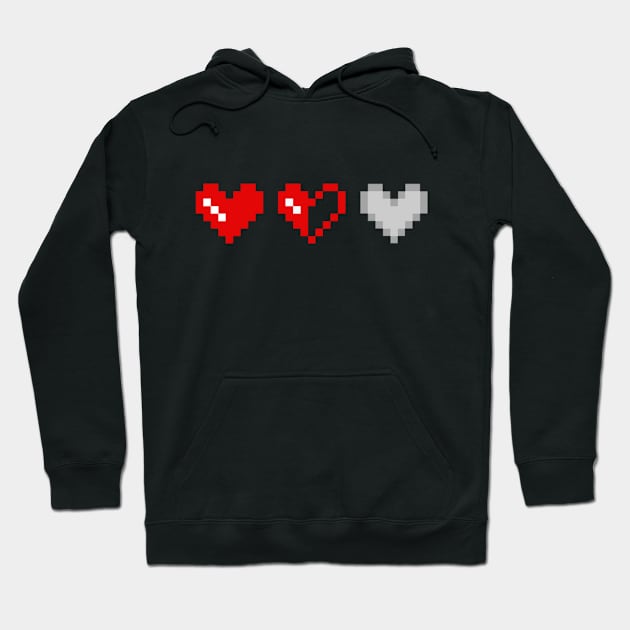 Gaming Hearts Hoodie by puffstuff